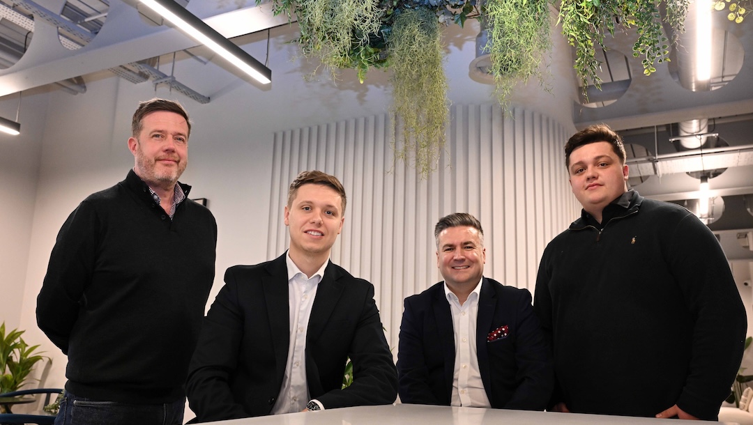 Mercia Ventures’ Accelerate team - from left are Chris McCourt, Owen Conquest, Ian Wilson and Connor Murphy