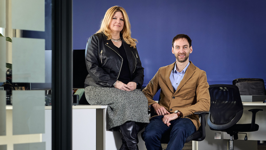Sitehop founders Melissa Chambers and Ben Harper